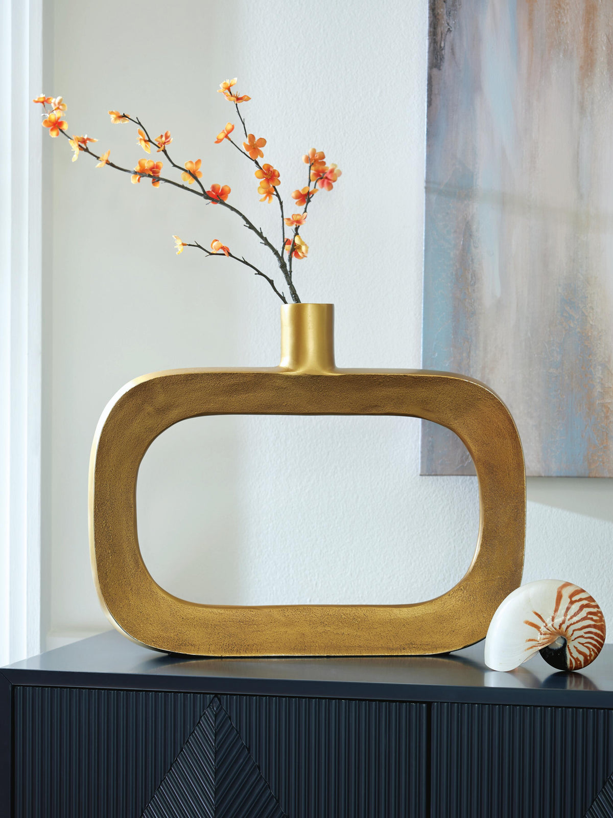 Lawtonville Vase - A2000751 - product view or room setting; only vase included (supplier image 8)