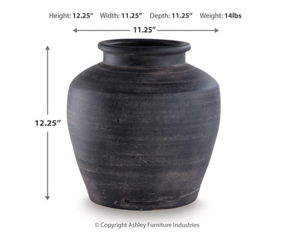 Meadie Vase - A2000791 - approximate manufacturer dimensions (supplier image 17)