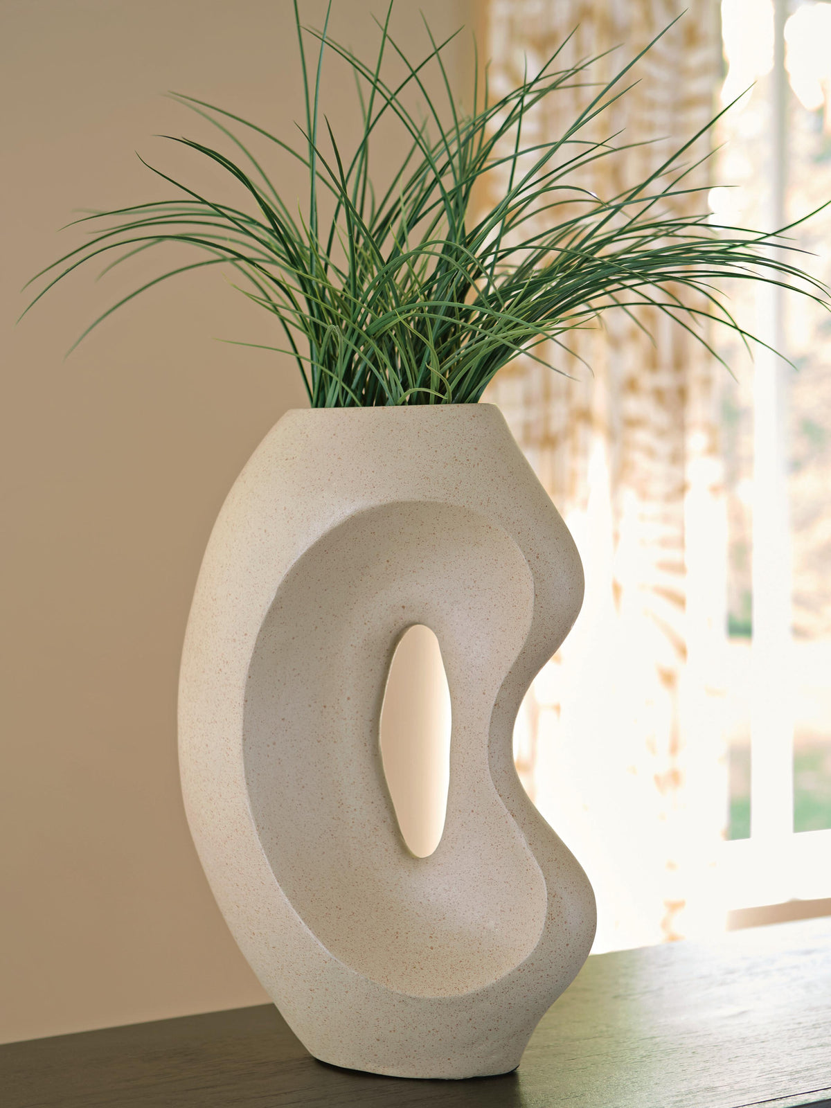 Odion Vase - A2000842 - product view or room setting; only vase included (supplier image 2)