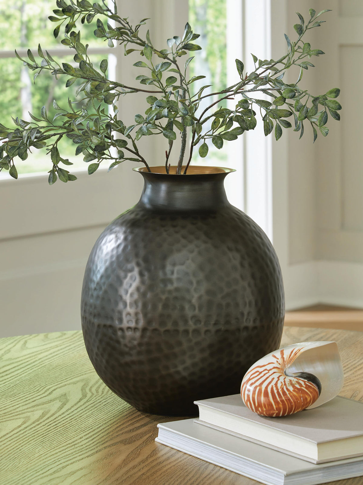 Woody Vase - A2000844 - product view or room setting; only vase included (supplier image 6)