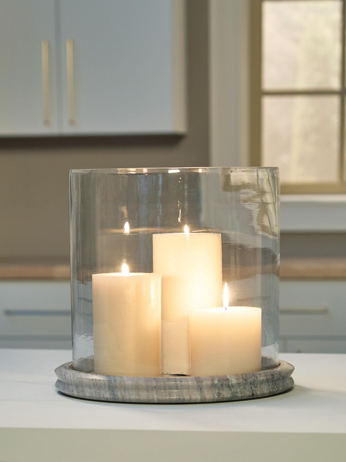 Saskia Candle Holder - A2000847 - product view or room setting; only candle holder included (supplier image 6)
