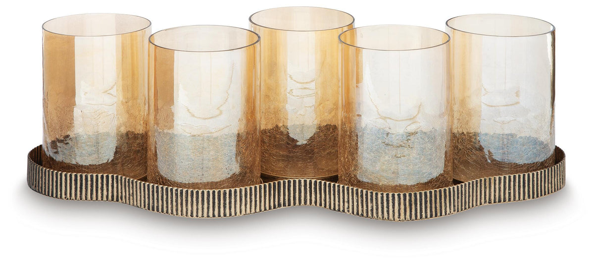 Evereton Candle Holder - A2000856 - product view or room setting; only candle holder included (supplier image 1)