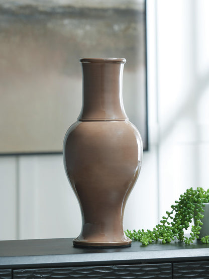 Tillmer Vase - A2000908 - product view or room setting; only vase included (supplier image 2)