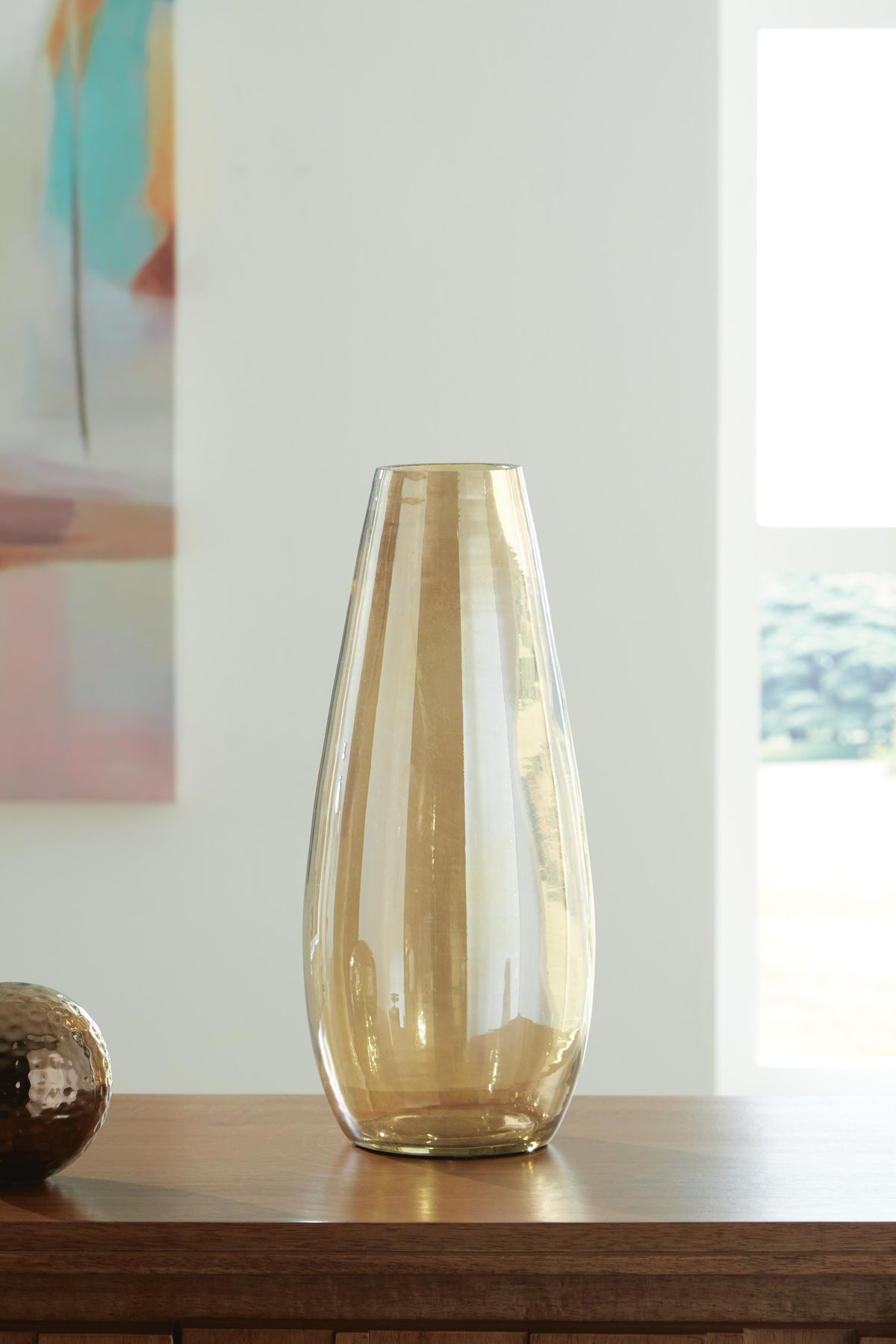 Rhettman Indoor/Outdoor Vase - A2900005 - product view or room setting; only vase included (supplier image 7)