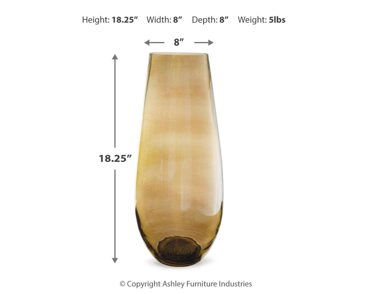 Rhettman Indoor/Outdoor Vase - A2900006 - approximate manufacturer dimensions (supplier image 5)
