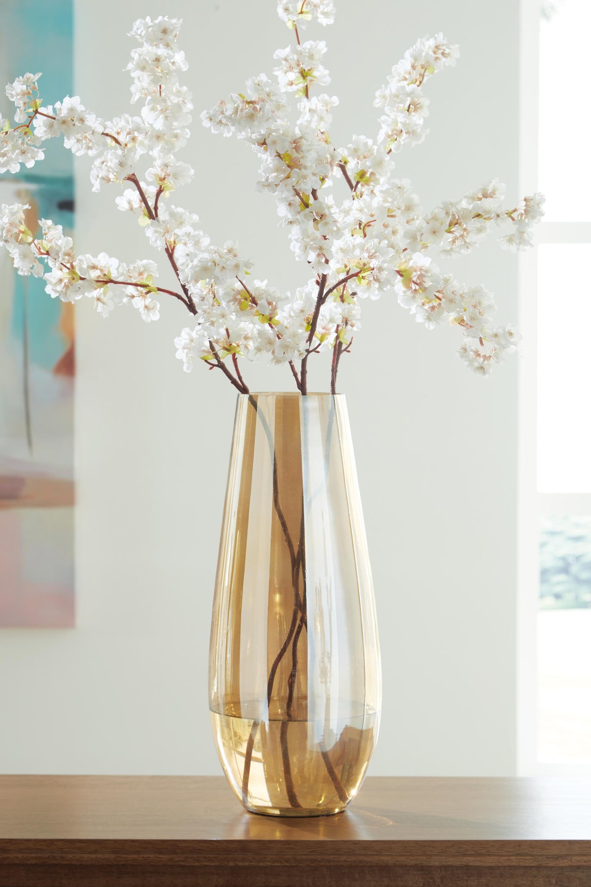 Rhettman Indoor/Outdoor Vase - A2900006 - product view or room setting; only vase included (supplier image 2)