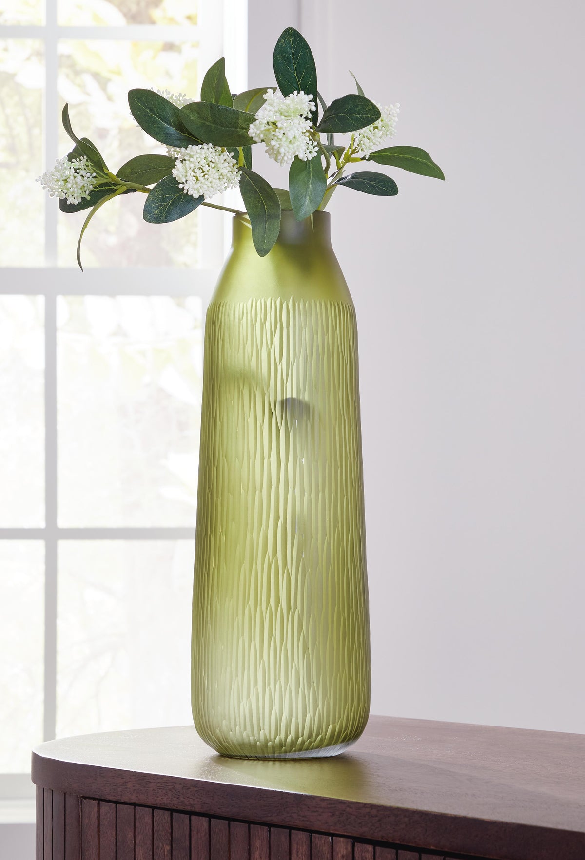 Scottyard Indoor/Outdoor Vase - A2900009 - product view or room setting; only vase included (supplier image 2)