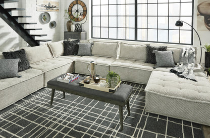 Bales Sectional - A3000244A8, A3000244A6, A3000244A4, A3000244A2, A3000244A7, A3000244A5, A3000244A3 - product view or room setting; complete kit and included component views (supplier image 28)