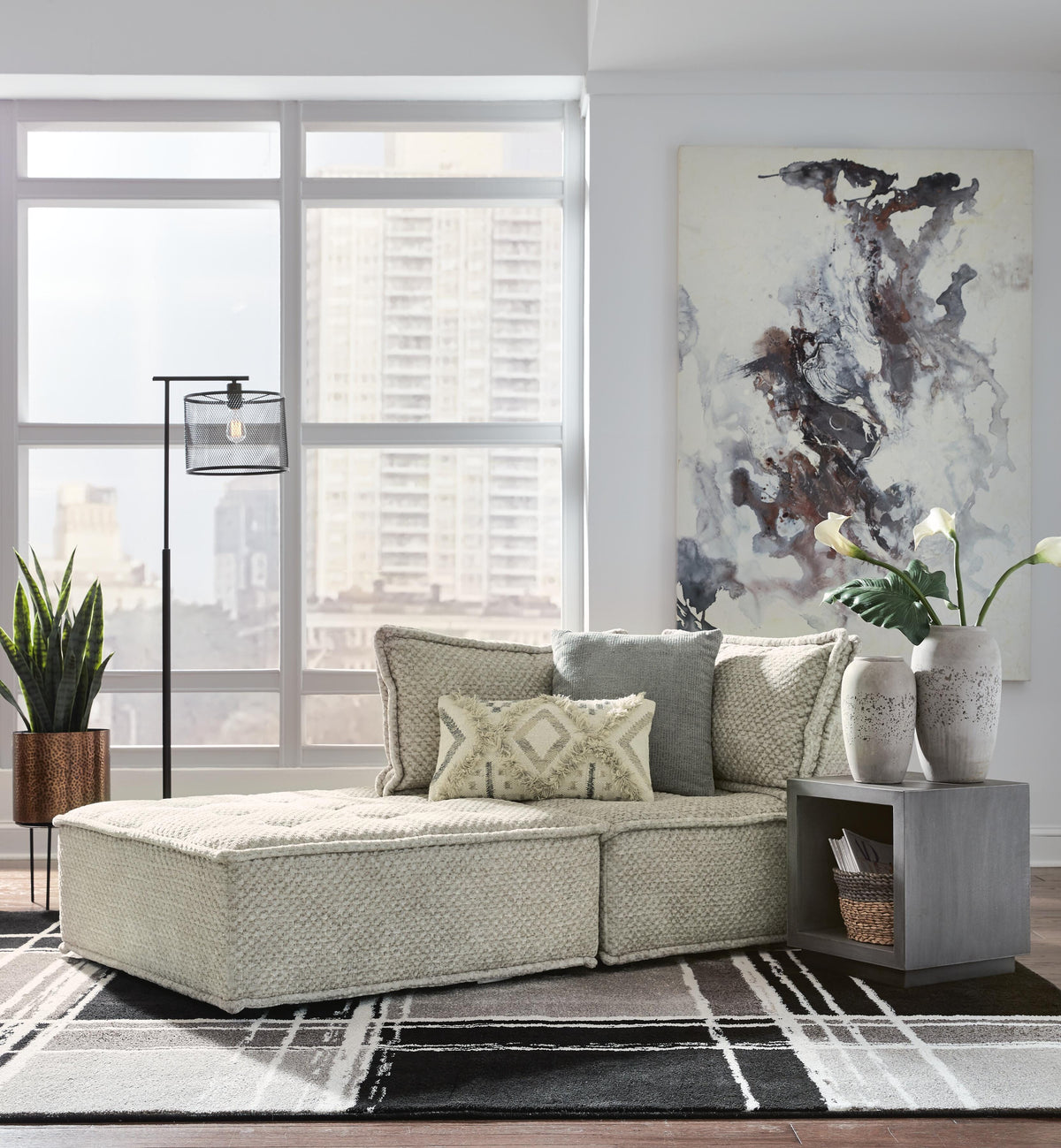 Bales Sectional - A3000244A2 - product view or room setting; complete kit and included component views (supplier image 46)