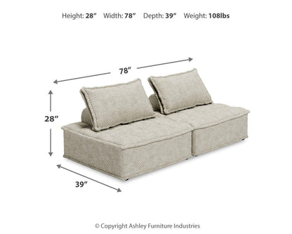 Bales Sectional - A3000244A2 - approximate manufacturer dimensions (supplier image 45)