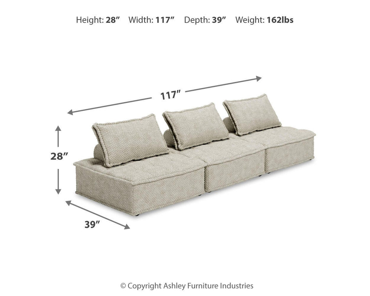 Bales Sectional - A3000244A3 - approximate manufacturer dimensions (supplier image 59)