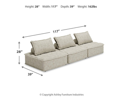 Bales Sectional - A3000244A3 - approximate manufacturer dimensions (supplier image 59)