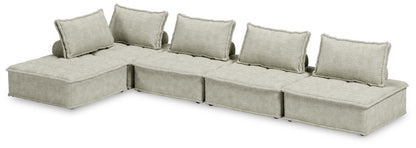 Bales Sectional - A3000244A5 - product view or room setting; complete kit and included component views (supplier image 52)