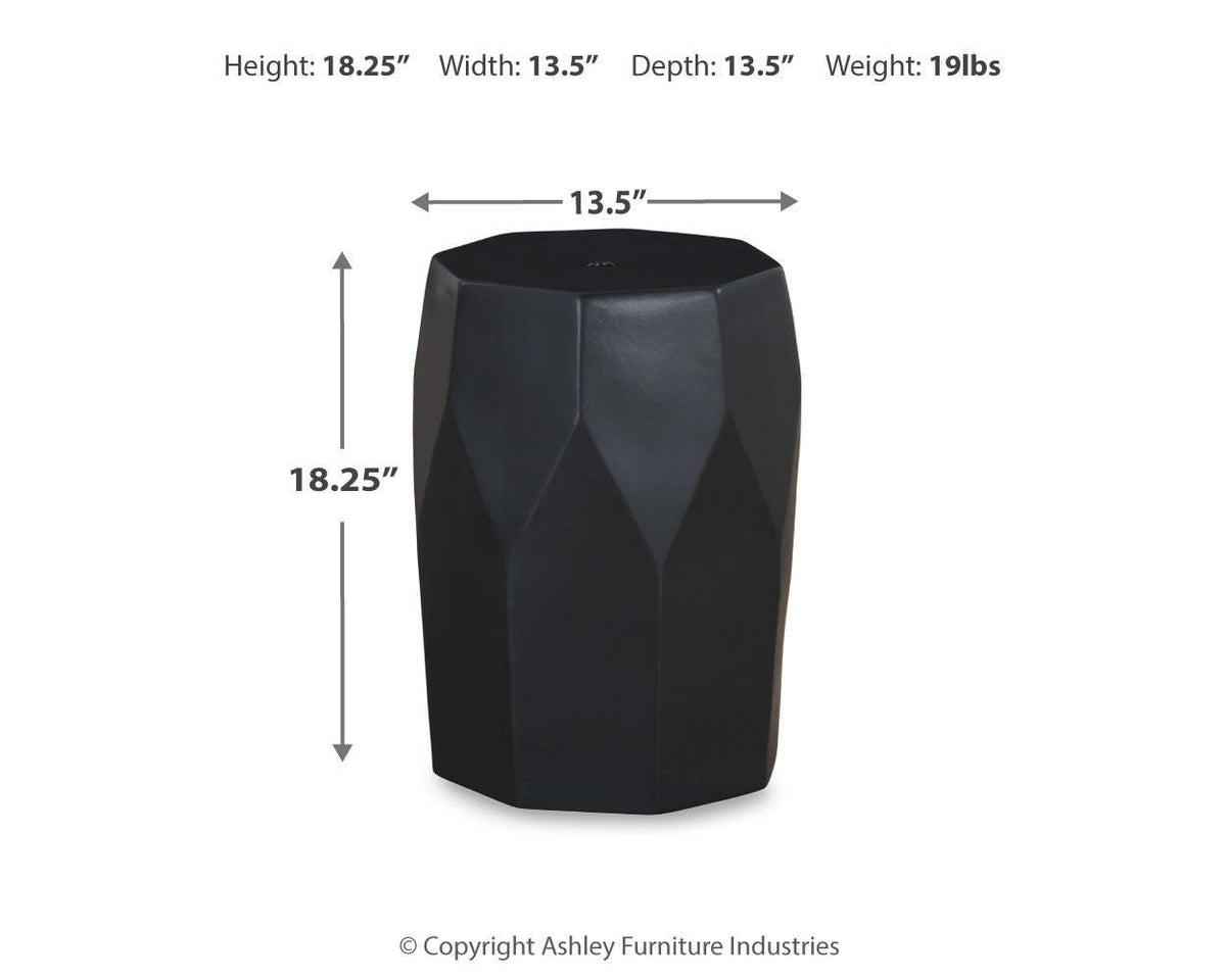 Rhysworth Indoor/Outdoor Stool - A3000632 - approximate manufacturer dimensions (supplier image 4)