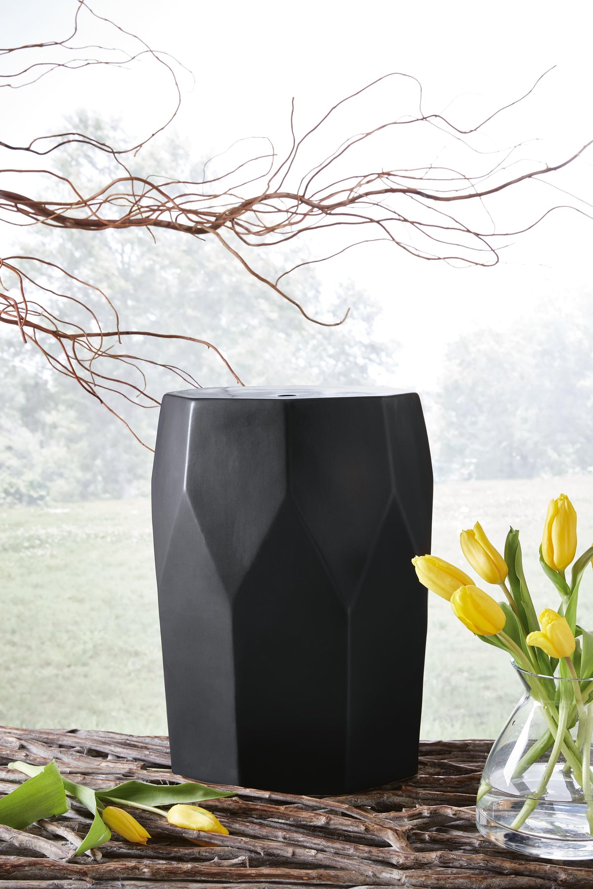 Rhysworth Indoor/Outdoor Stool - A3000632 - product view or room setting; only stool included (supplier image 2)
