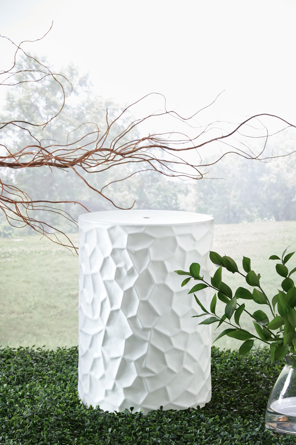 Jungrove Indoor/Outdoor Stool - A3000633 - product view or room setting; only stool included (supplier image 2)