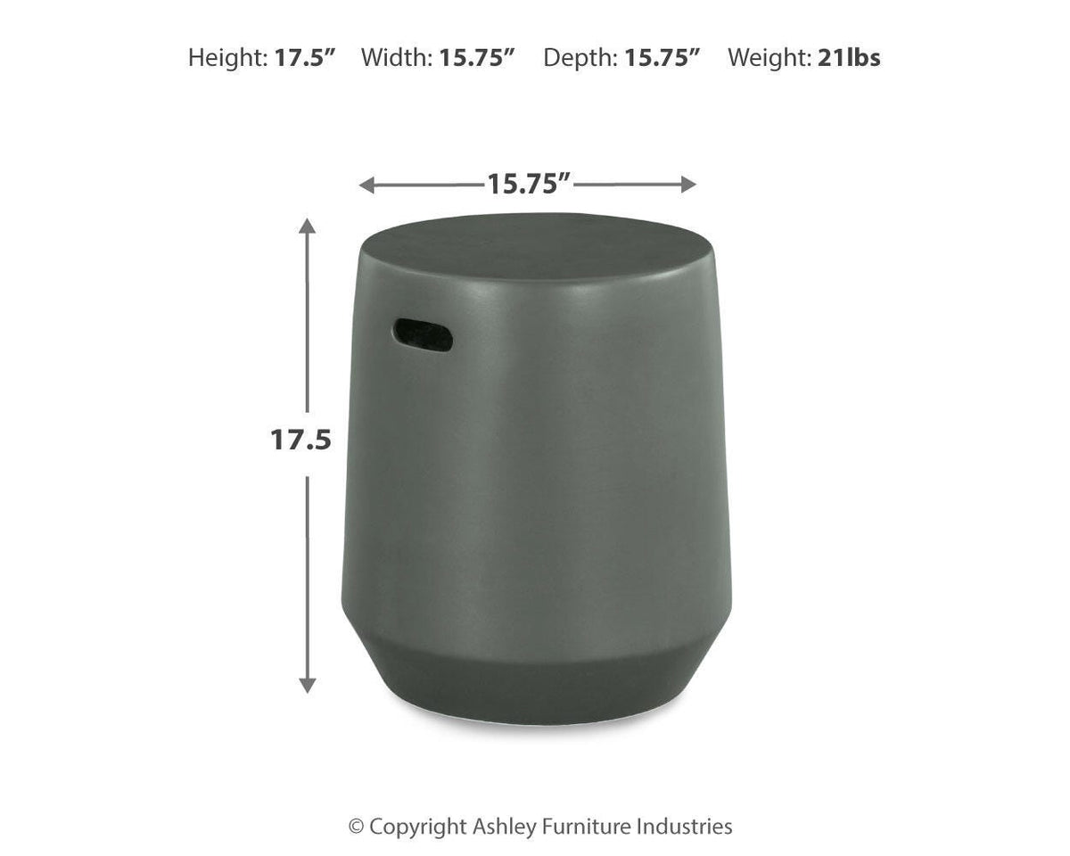 Kalmunds Indoor/Outdoor Stool - A3000634 - approximate manufacturer dimensions (supplier image 5)