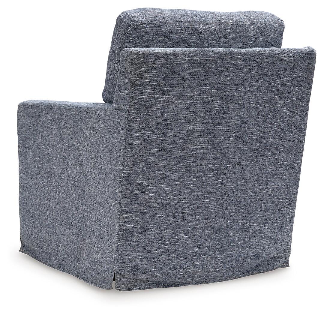 Nenana Next-Gen Nuvella Swivel Glider Accent Chair - A3000646 - product view or room setting; only accent chair included (supplier image 12)