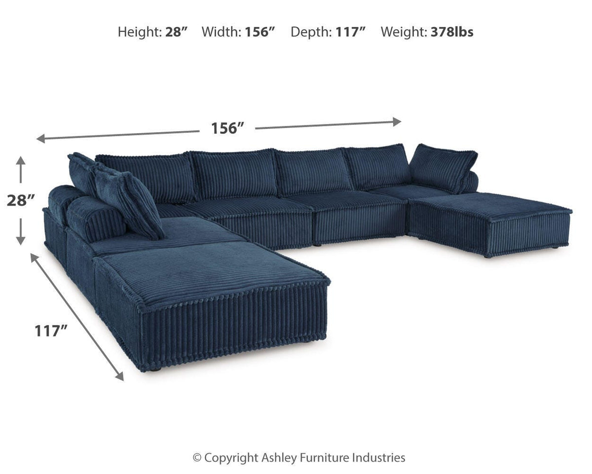 Bales Sectional - A3000662A6 - approximate manufacturer dimensions (supplier image 78)