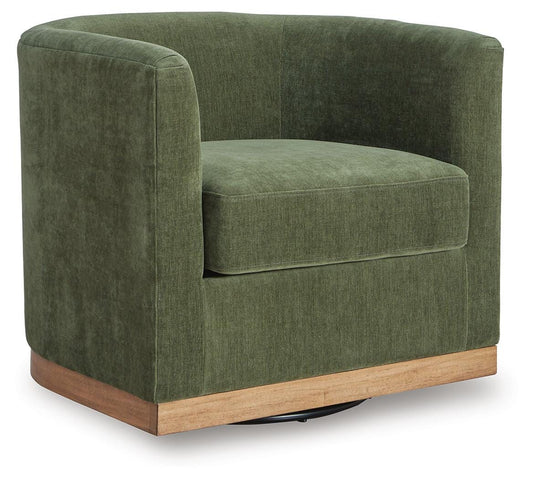 Jersonlow Swivel Accent Chair - A3000696 - product view or room setting; only accent chair included (supplier image 1)