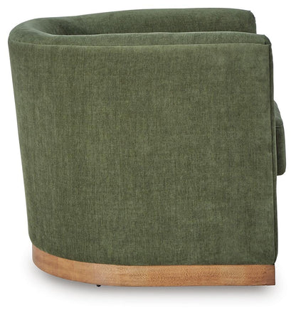 Jersonlow Swivel Accent Chair - A3000696 - product view or room setting; only accent chair included (supplier image 4)
