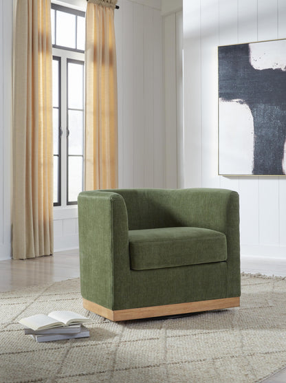 Jersonlow Swivel Accent Chair - A3000696 - product view or room setting; only accent chair included (supplier image 2)