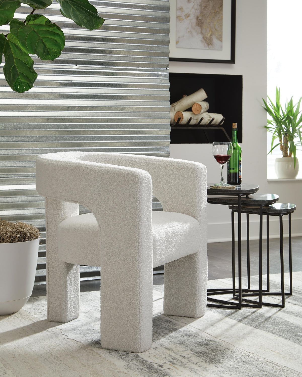 Landick Accent Chair - A3000699 - product view or room setting; only accent chair included (supplier image 2)
