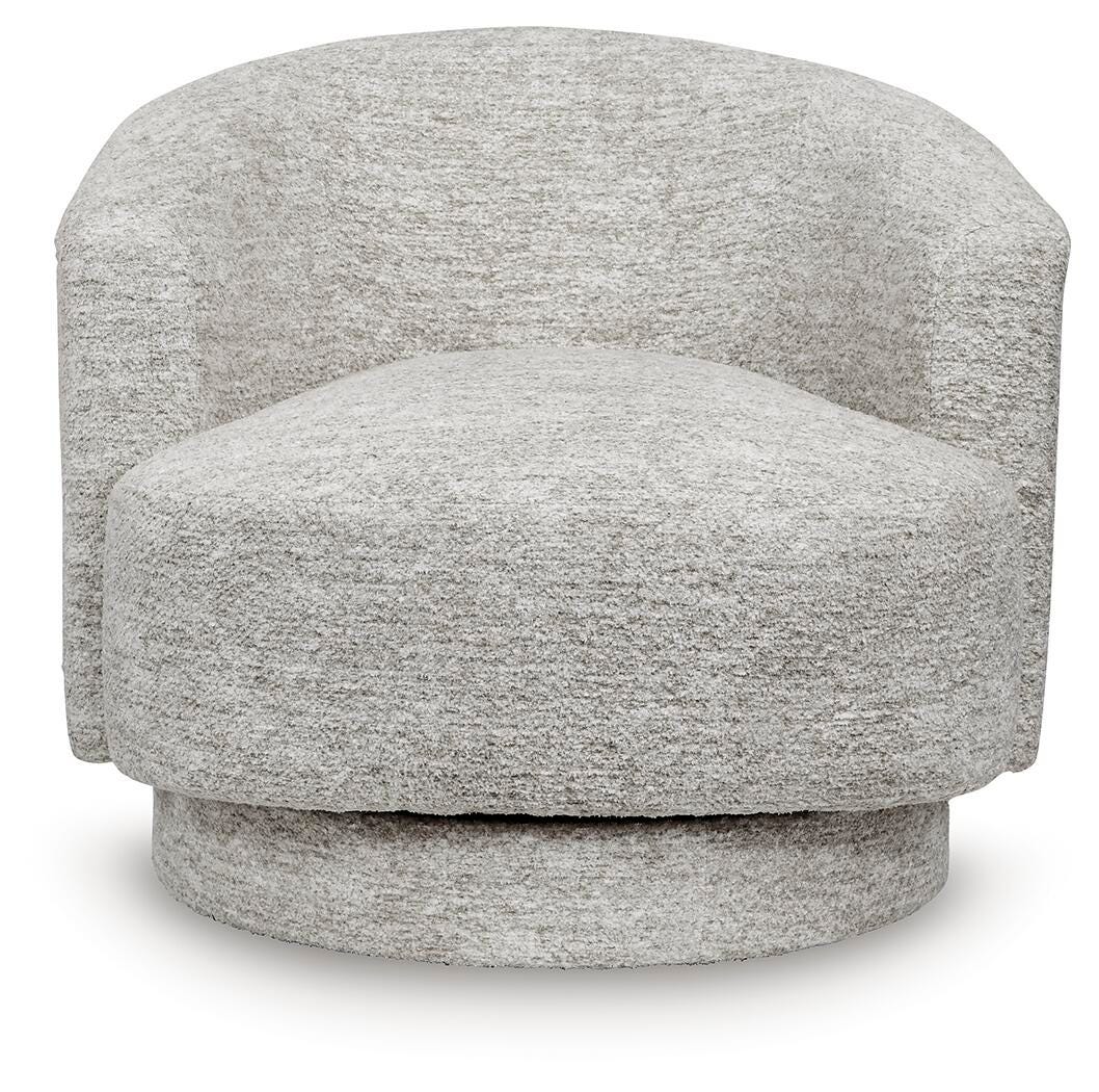 Wardsor Swivel Accent Chair - A3000731 - product view or room setting; only accent chair included (supplier image 3)