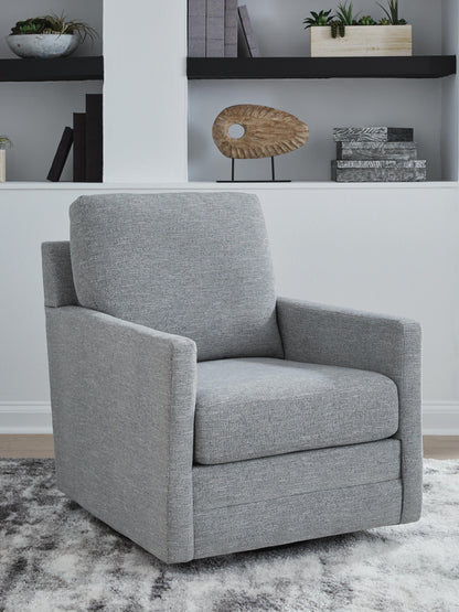 Freybourne Next-Gen Nuvella Swivel Accent Chair - A3000737 - product view or room setting; only accent chair included (supplier image 2)