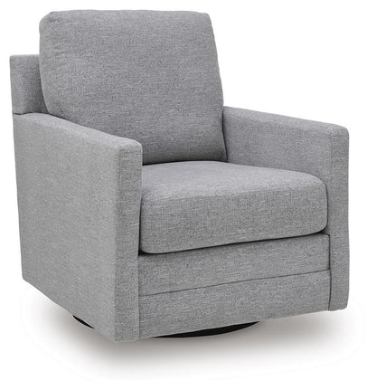 Freybourne Next-Gen Nuvella Swivel Accent Chair - A3000737 - product view or room setting; only accent chair included (supplier image 1)