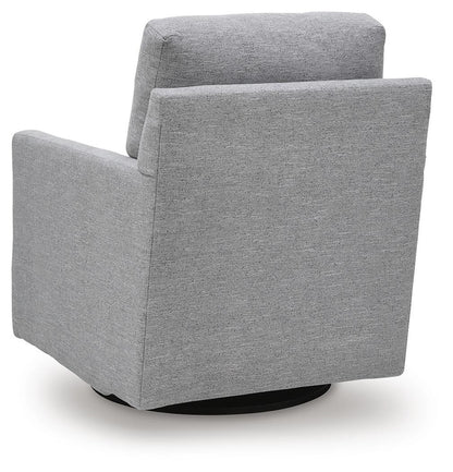 Freybourne Next-Gen Nuvella Swivel Accent Chair - A3000737 - product view or room setting; only accent chair included (supplier image 5)