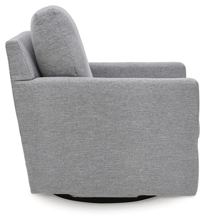 Freybourne Next-Gen Nuvella Swivel Accent Chair - A3000737 - product view or room setting; only accent chair included (supplier image 4)