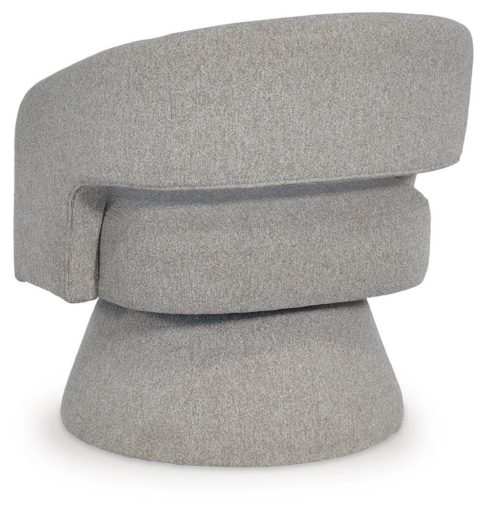 Nashkins Swivel Accent Chair - A3000757 - product view or room setting; only accent chair included (supplier image 5)