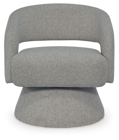 Nashkins Swivel Accent Chair - A3000757 - product view or room setting; only accent chair included (supplier image 3)