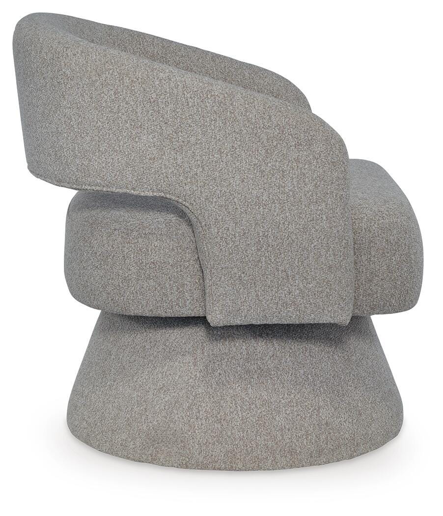Nashkins Swivel Accent Chair - A3000757 - product view or room setting; only accent chair included (supplier image 4)