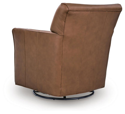 Braydunn Swivel Glider Accent Chair - A3000821 - product view or room setting; only accent chair included (supplier image 12)