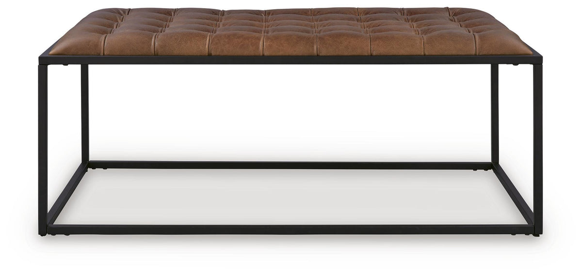 Junsor Coffee Table Ottoman - A3000826 - product view or room setting; only ottoman included (supplier image 3)