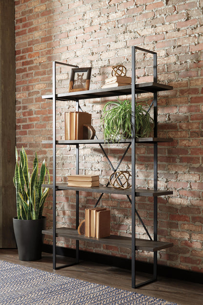 Gilesgrove Bookcase - A4000017 - product view or room setting; only bookcase included (supplier image 2)