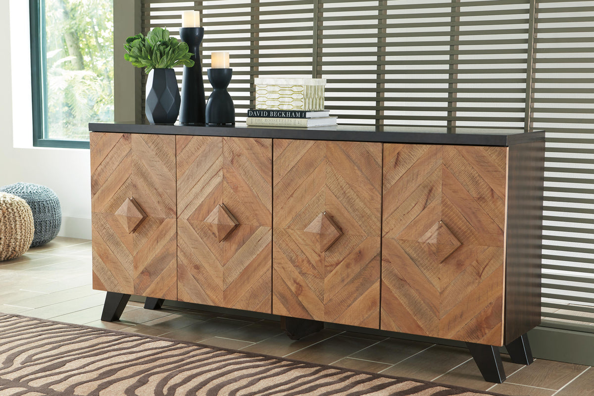 Robin Ridge Accent Cabinet - A4000031 - product view or room setting; only accent cabinet included (supplier image 2)