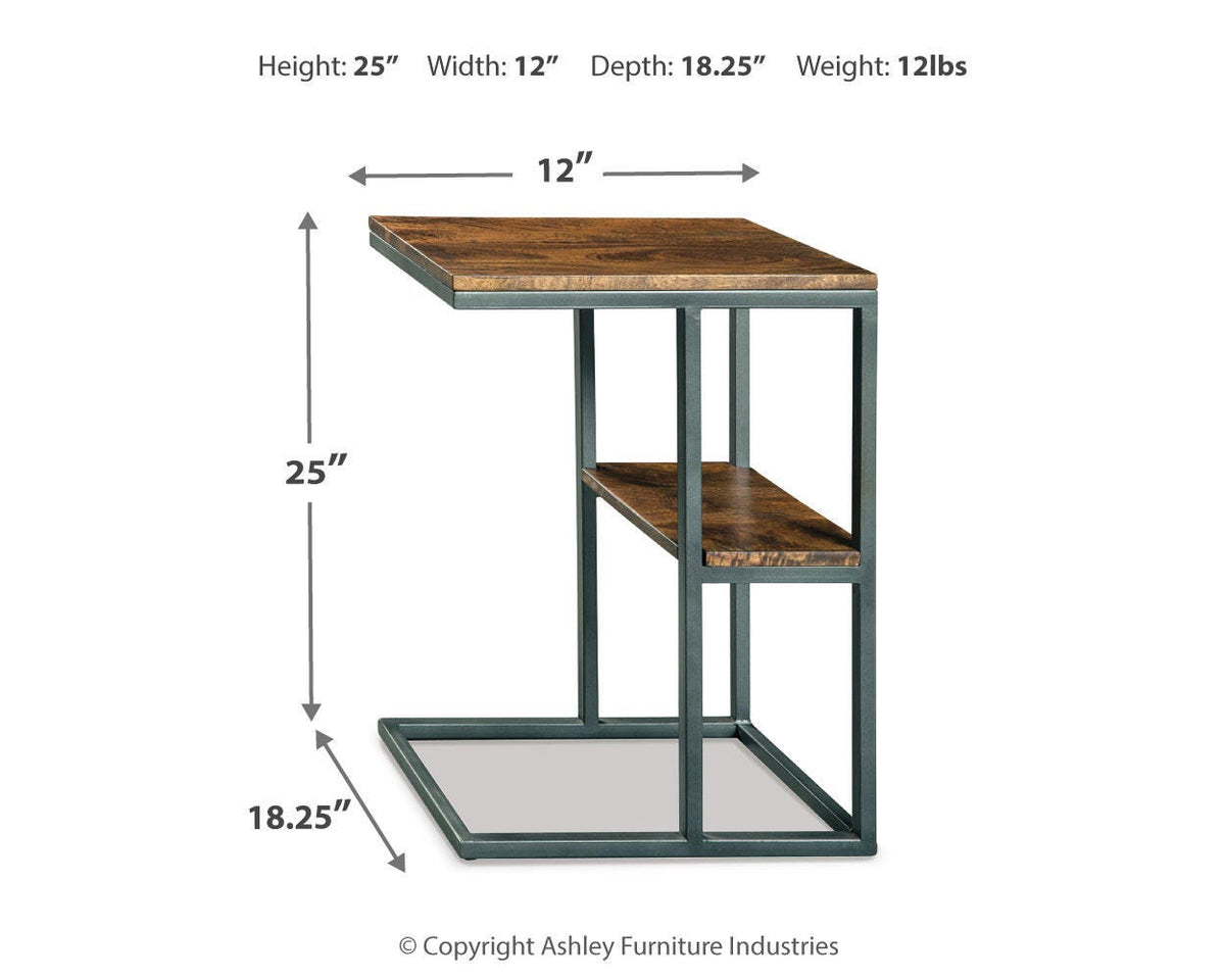 Forestmin Accent Table - A4000049 - approximate manufacturer dimensions (supplier image 3)