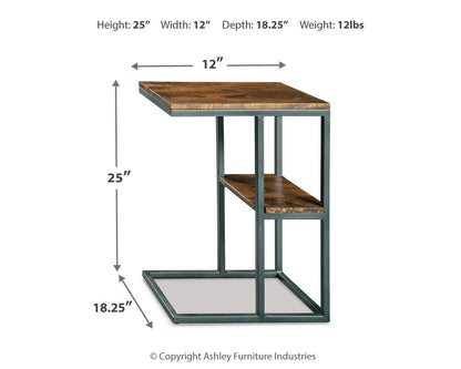 Forestmin Accent Table - A4000049 - approximate manufacturer dimensions (supplier image 3)