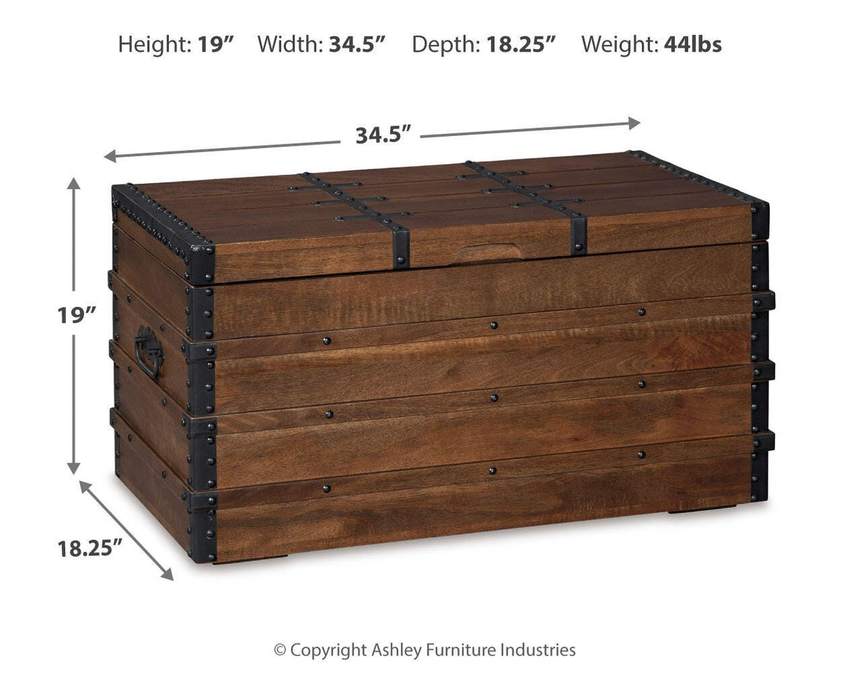 Kettleby Storage Trunk - A4000096 - approximate manufacturer dimensions (supplier image 4)