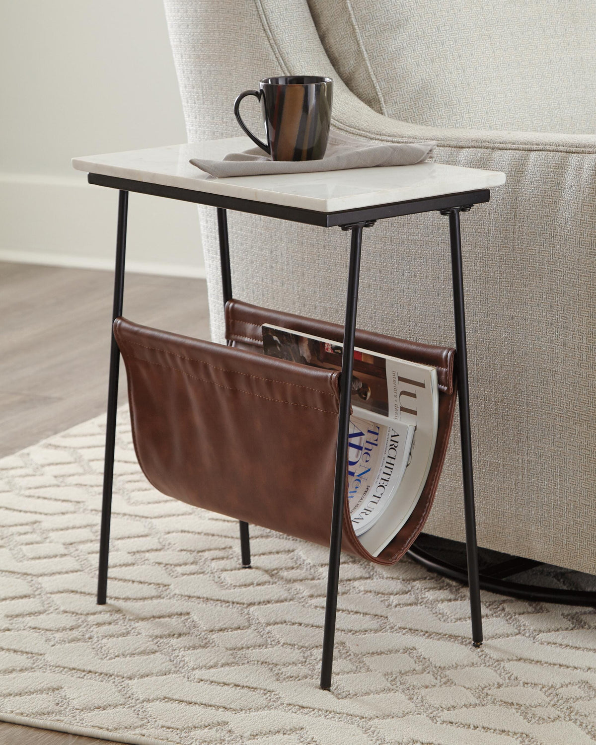 Etanbury Accent Table - A4000254 - product view or room setting; only accent table included (supplier image 2)
