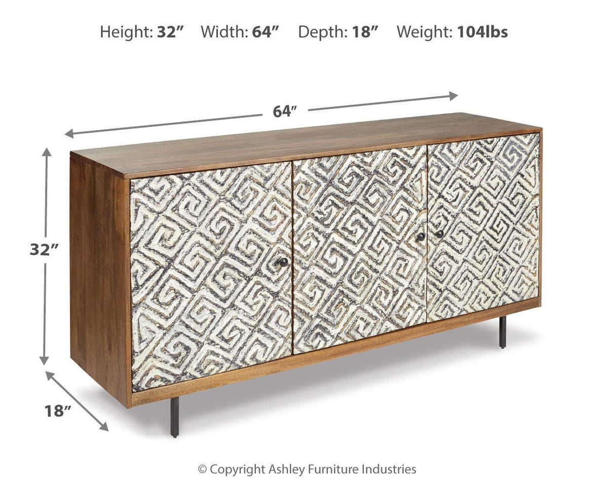 Kerrings Accent Cabinet - A4000258 - approximate manufacturer dimensions (supplier image 4)