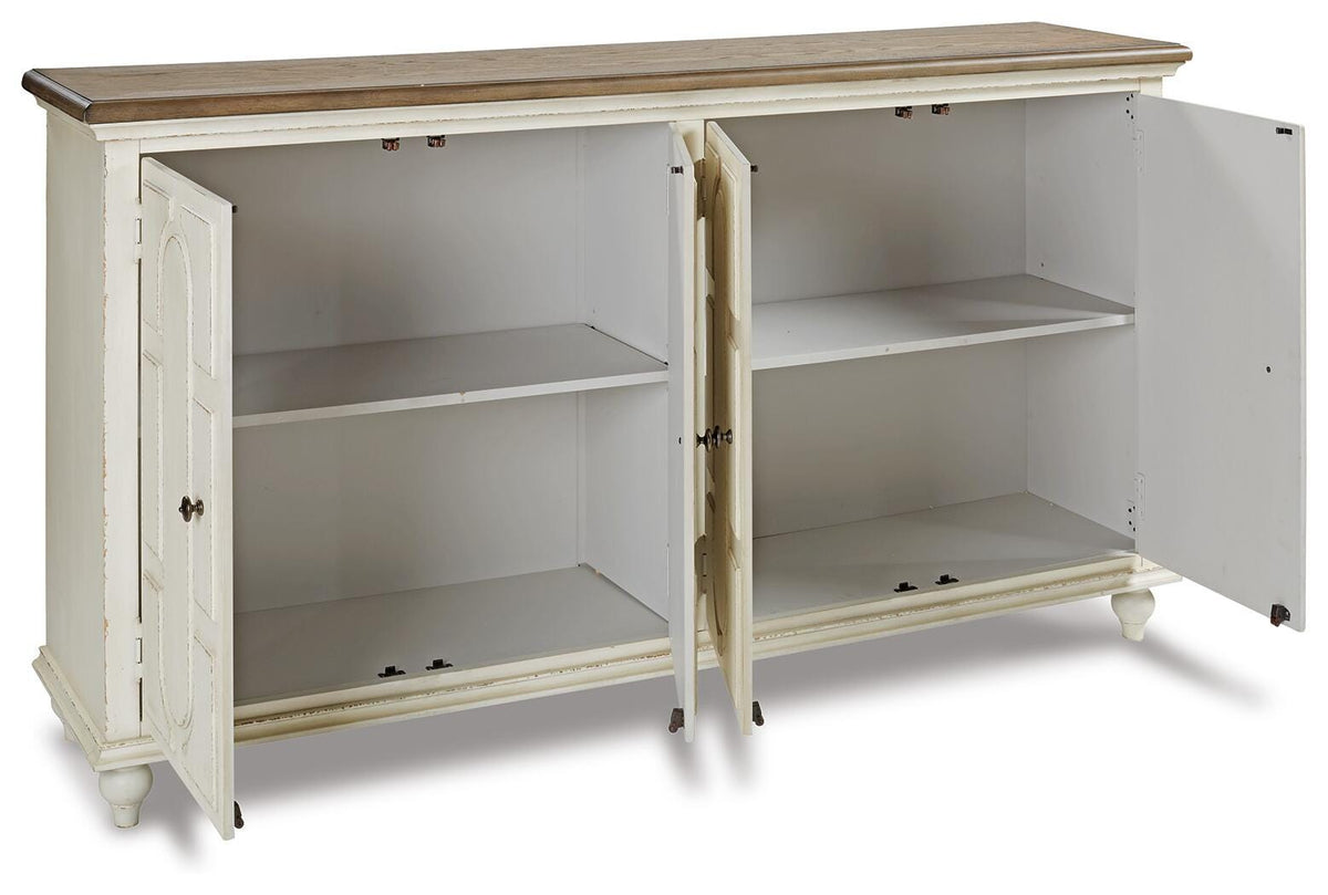 Roranville Accent Cabinet - A4000268 - product view or room setting; only accent cabinet included (supplier image 3)