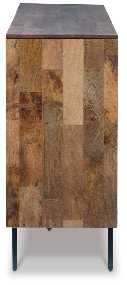 Prattville Accent Cabinet - A4000308 - product view or room setting; only accent cabinet included (supplier image 5)
