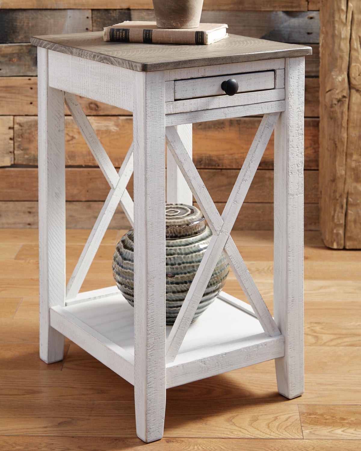 Adalane Accent Table - A4000374 - product view or room setting; only accent table included (supplier image 2)