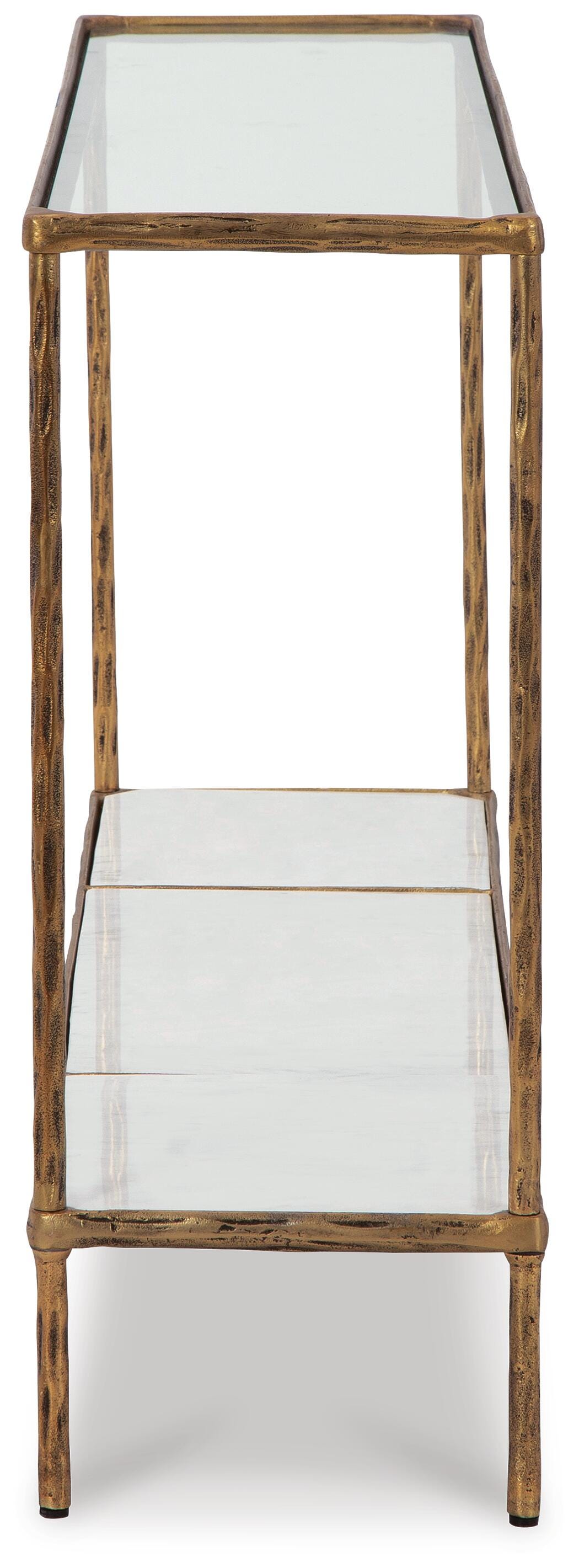 Ryandale Console Sofa Table - A4000443 - product view or room setting; only console table included (supplier image 4)