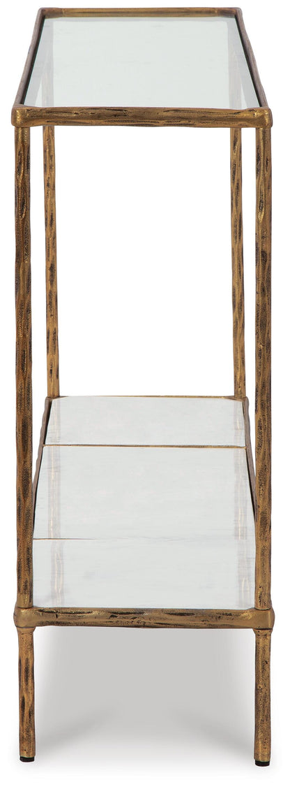 Ryandale Console Sofa Table - A4000443 - product view or room setting; only console table included (supplier image 4)