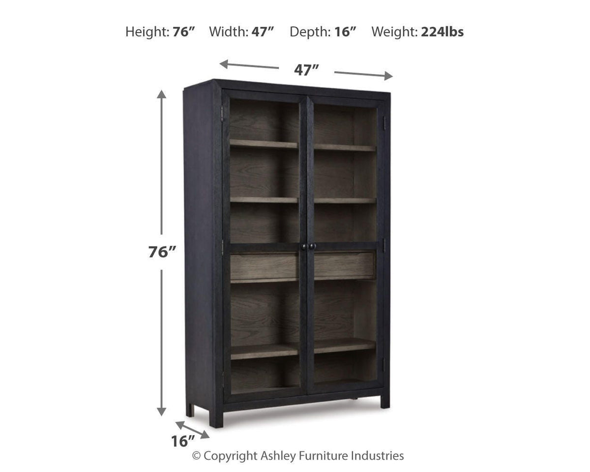 Lenston Accent Cabinet - A4000507 - approximate manufacturer dimensions (supplier image 7)
